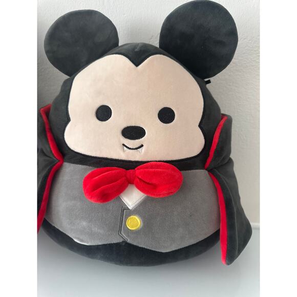 SQUISHMALLOWS Disney Mickey Dracula & Minnie Witch Plush SET Halloween 14" - Picture 2 of 6